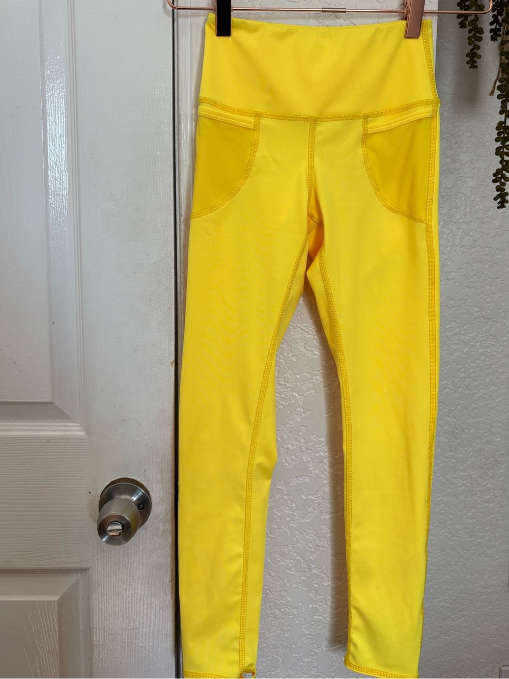 Tiger Friday ' Bright Yellow High-Waist Pocket Leggings
